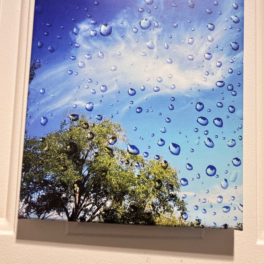 Raindrop Sky Canvas Art - Picture 3 of 6